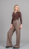Önü Pileli Bol Paça Pantolon 30329 Önü Pileli Bol Paça Pantolon 30329