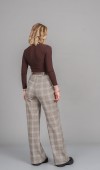 Önü Pileli Bol Paça Pantolon 30329