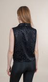 OVERSIZE KOLSUZ GÖMLEK YAKA SATEN BLUZ 70057 OVERSIZE KOLSUZ GÖMLEK YAKA SATEN BLUZ 70057