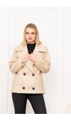 Oversize Trend Geniş Kısa Kaban Palto 2591