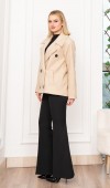Oversize Trend Geniş Kısa Kaban Palto 2591 Oversize Trend Geniş Kısa Kaban Palto 2591