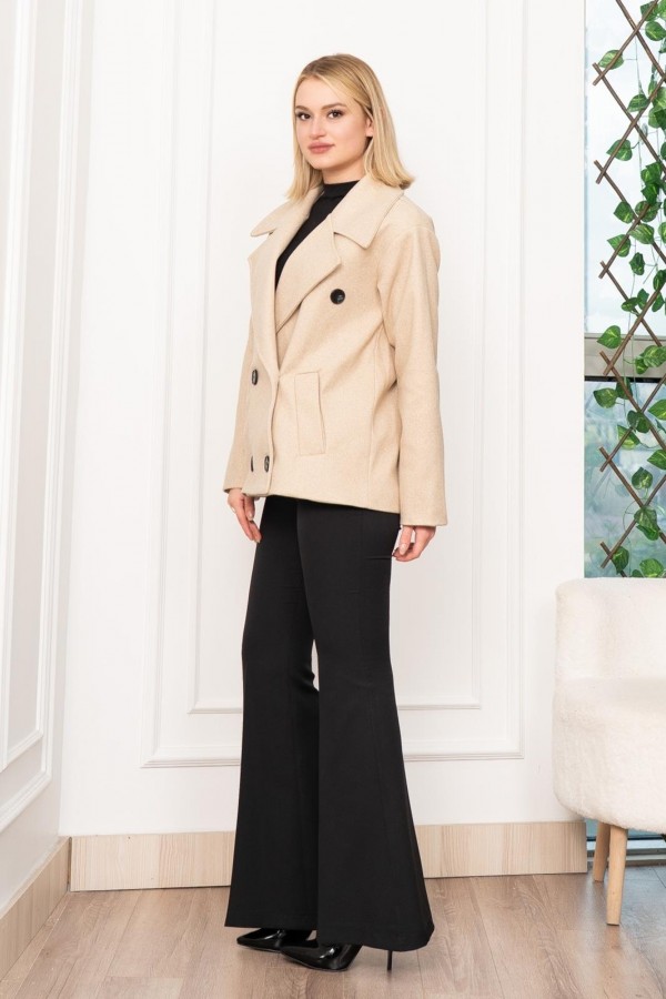 Oversize Trend Geniş Kısa Kaban Palto 2591 Oversize Trend Geniş Kısa Kaban Palto 2591