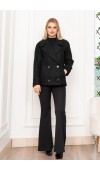 Oversize Trend Geniş Kısa Kaban Palto 2591