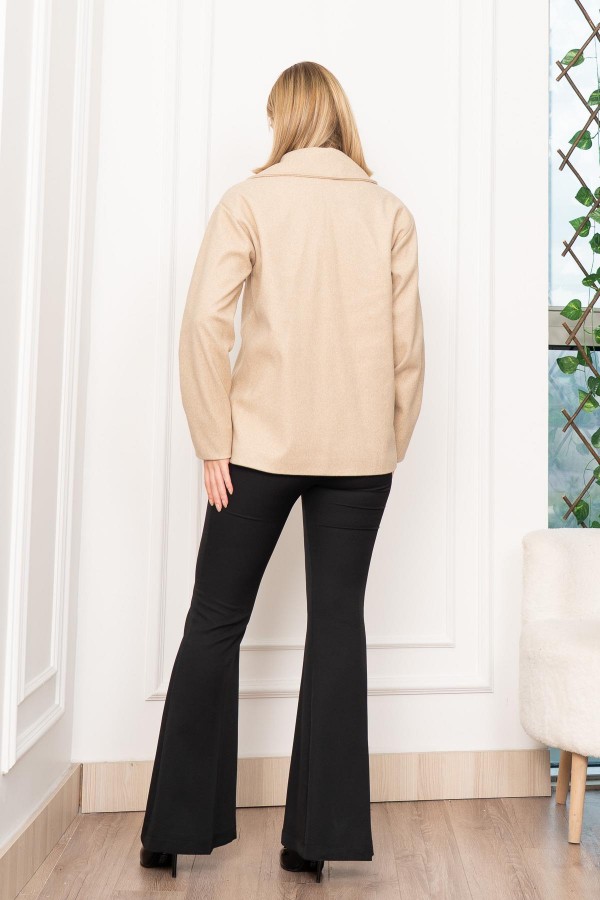 Oversize Trend Geniş Kısa Kaban Palto 2591 Oversize Trend Geniş Kısa Kaban Palto 2591