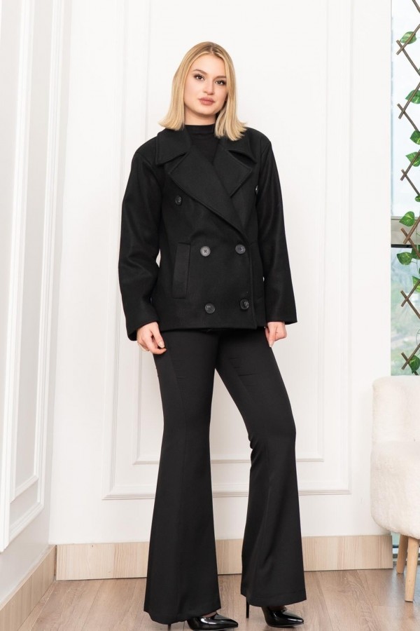 Oversize Trend Geniş Kısa Kaban Palto 2591 Oversize Trend Geniş Kısa Kaban Palto 2591