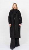 REGLAN KOL KUŞAKLI KAŞE KABAN-PALTO 2534
