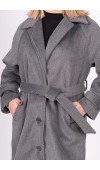 REGLAN KOL KUŞAKLI KAŞE KABAN-PALTO 2534