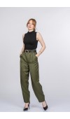 Rosaria Balon Form Dar Paça Kumaş Pantolon