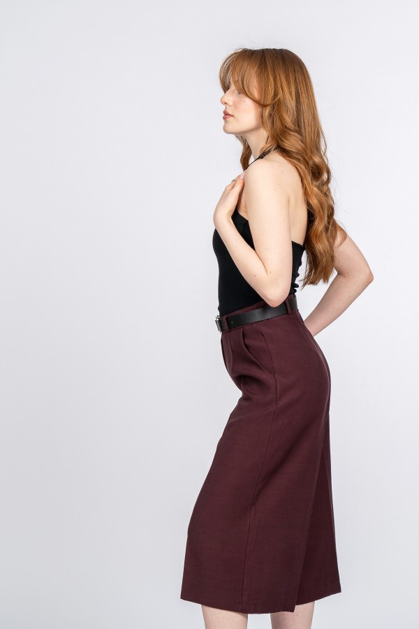 Roselle Kemerli Kapri Pantolon Roselle Kemerli Kapri Pantolon