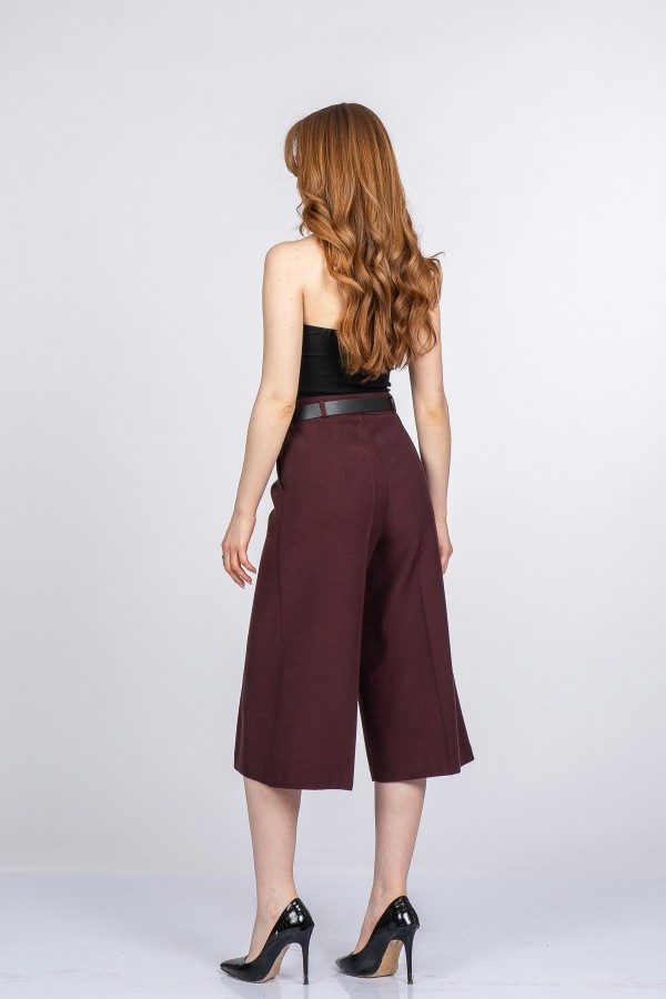 Roselle Kemerli Kapri Pantolon Roselle Kemerli Kapri Pantolon