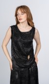 Roselle Pile Omuz Deteylı Bluz ve Etek Takım Roselle Pile Omuz Deteylı Bluz ve Etek Takım