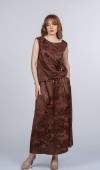 Roselle Pile Omuz Deteylı Bluz ve Etek Takım Roselle Pile Omuz Deteylı Bluz ve Etek Takım