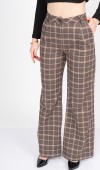 Royal Plaid Palazzo – Premium Ekose Wide Leg Pants 30325