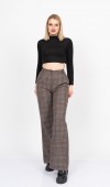 Royal Plaid Palazzo – Premium Ekose Wide Leg Pants 30325