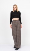 Royal Plaid Palazzo – Premium Ekose Wide Leg Pants 30325