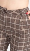 Royal Plaid Palazzo – Premium Ekose Wide Leg Pants 30325