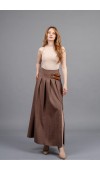 Royal Plaid Slit Skirt – Ekose Premium Maxi Etek 6831