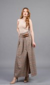 Royal Plaid Slit Skirt – Ekose Premium Maxi Etek 6831