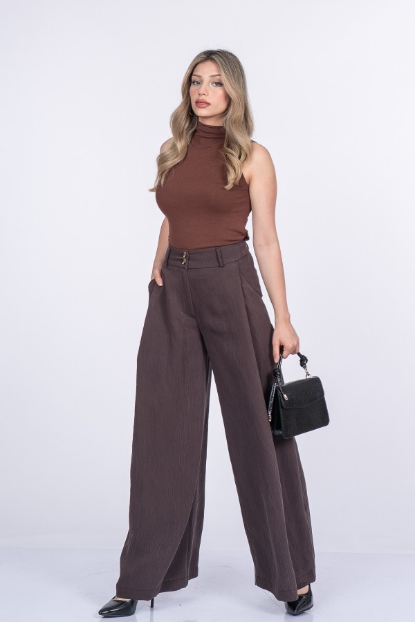 Samira Bol Paça Kumaş Pantolon 30411 Samira Bol Paça Kumaş Pantolon 30411