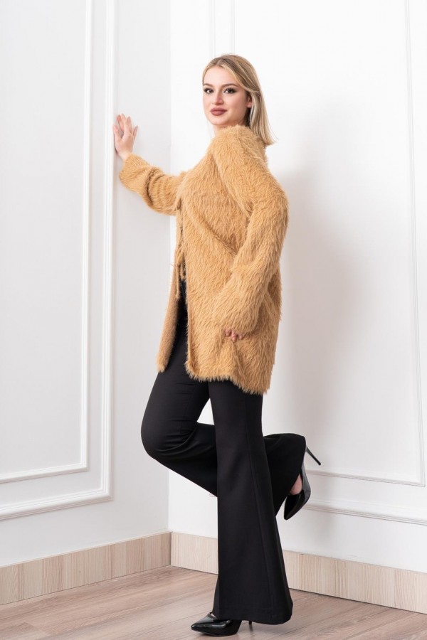 SoftCloud Peluş Bağcıklı Cozy Hırka STD SoftCloud Peluş Bağcıklı Cozy Hırka STD
