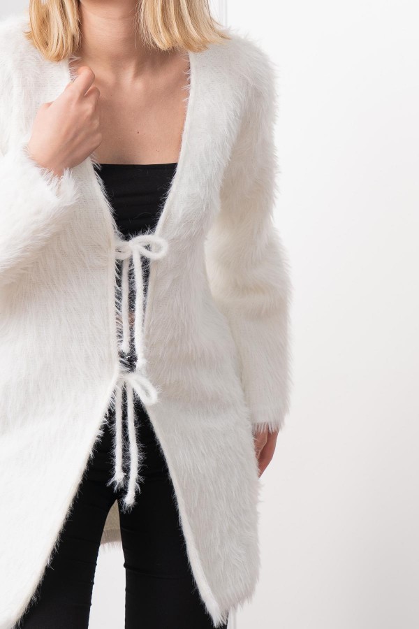 SoftCloud Peluş Bağcıklı Cozy Hırka STD SoftCloud Peluş Bağcıklı Cozy Hırka STD