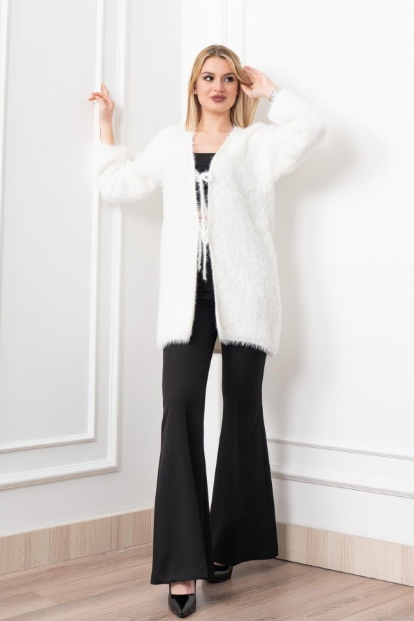 SoftCloud Peluş Bağcıklı Cozy Hırka STD SoftCloud Peluş Bağcıklı Cozy Hırka STD