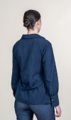 Tencel Beli Kuşaklı Uzun Kollu Trend Gömlek 70062 Tencel Beli Kuşaklı Uzun Kollu Trend Gömlek 70062