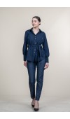Tencel Beli Kuşaklı Uzun Kollu Trend Gömlek 70062