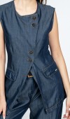 Trend Denim - Kot Yelek Pantolon Takım 1308 Trend Denim - Kot Yelek Pantolon Takım 1308
