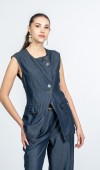 Trend Denim - Kot Yelek Pantolon Takım 1308 Trend Denim - Kot Yelek Pantolon Takım 1308