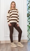 Trend Model Çizgili Polo Basic Triko 34101 STD Trend Model Çizgili Polo Basic Triko 34101 STD