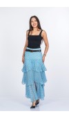 Trend Model Kemerli Çingene Etek 6879