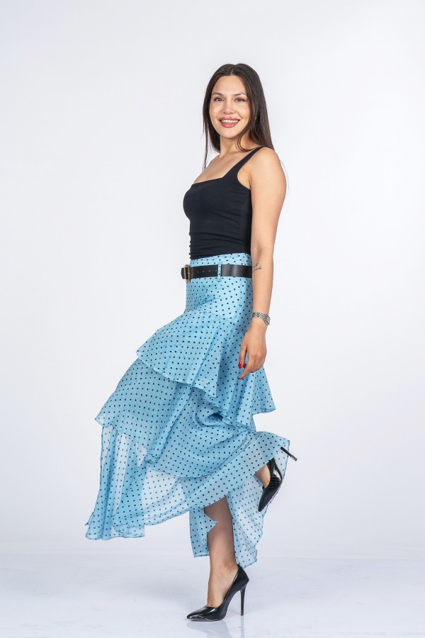 Trend Model Kemerli Çingene Etek 6879 Trend Model Kemerli Çingene Etek 6879