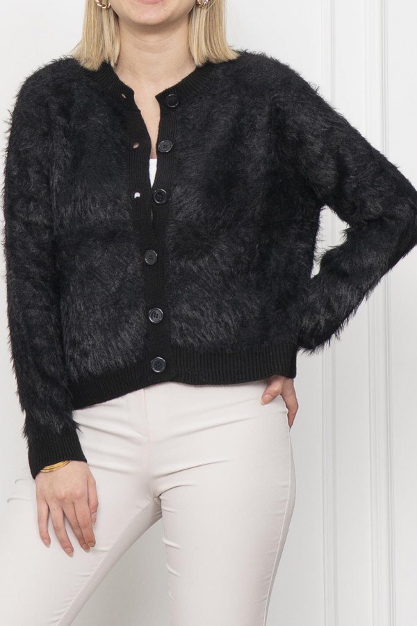 Trend Model Saçak Tüylü Hırka Ceket 25502 STD