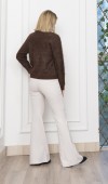 Trend Model Saçak Tüylü Hırka Ceket 25502 STD
