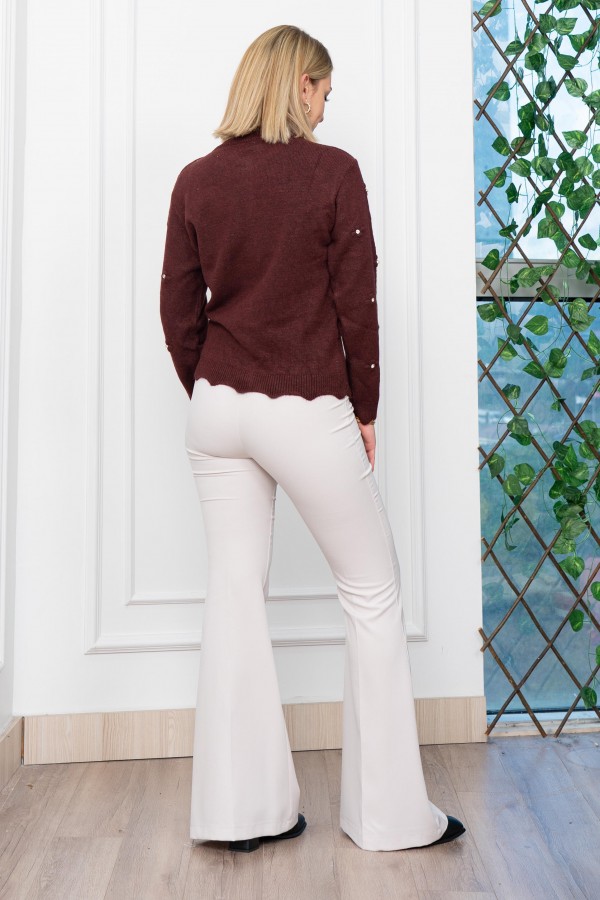 Trend Model Taşlı Yumoş Triko Hırka 25508 STD