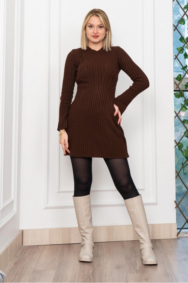 Trend Model Triko Kısa Elbise 4584 STD