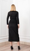 Velora Signature Wool Slit Skirt