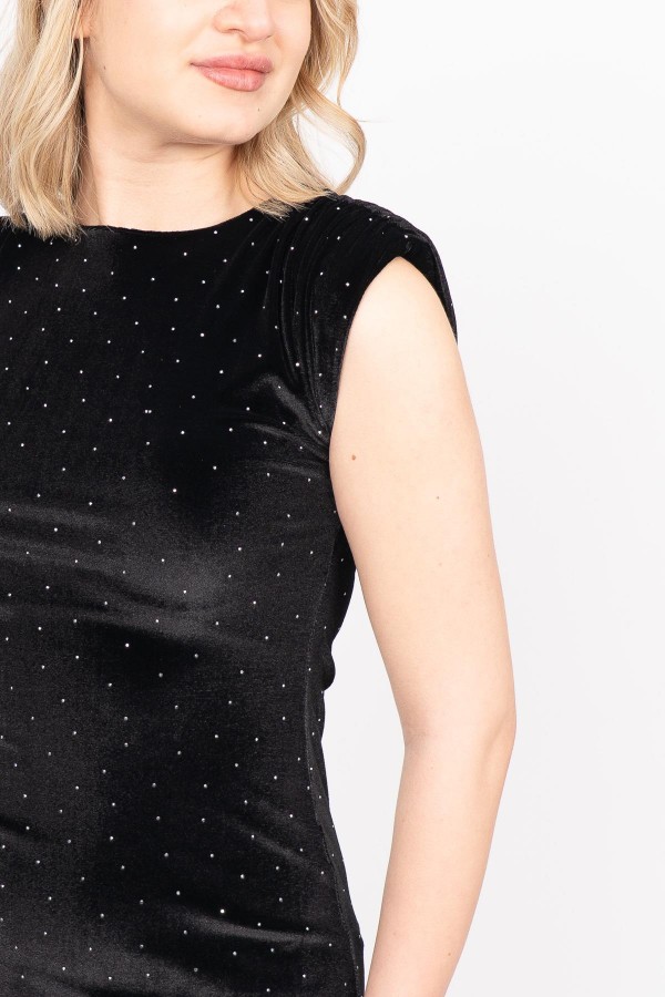 Velvet Crystal Glow Dress – Kadife Taş Detaylı Luxe Gece Elbisesi 50350 Velvet Crystal Glow Dress – Kadife Taş Detaylı Luxe Gece Elbisesi 50350