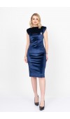 Velvet Sculpt Draped Evening Dress – Kadife Drapeli Premium Gece Elbisesi 50348