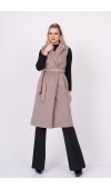 VelvetLine Long Sculpt Vest – 9140