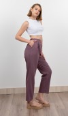 Verev Beli Lastikli Kumaş Pantolon 30228 Verev Beli Lastikli Kumaş Pantolon 30228