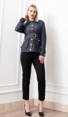 Vina Belted Denim Dream Ceket 8621 Vina Belted Denim Dream Ceket 8621