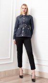 Vina Belted Denim Dream Ceket 8621 Vina Belted Denim Dream Ceket 8621