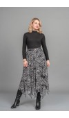 Vogue Asimetrik Tül Elegance Etek 6849